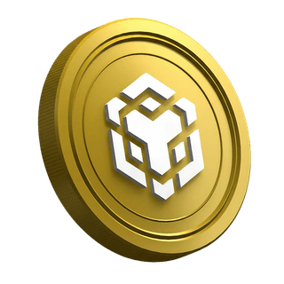 BNB-mønt fra Binance på siden med ny handelsguide